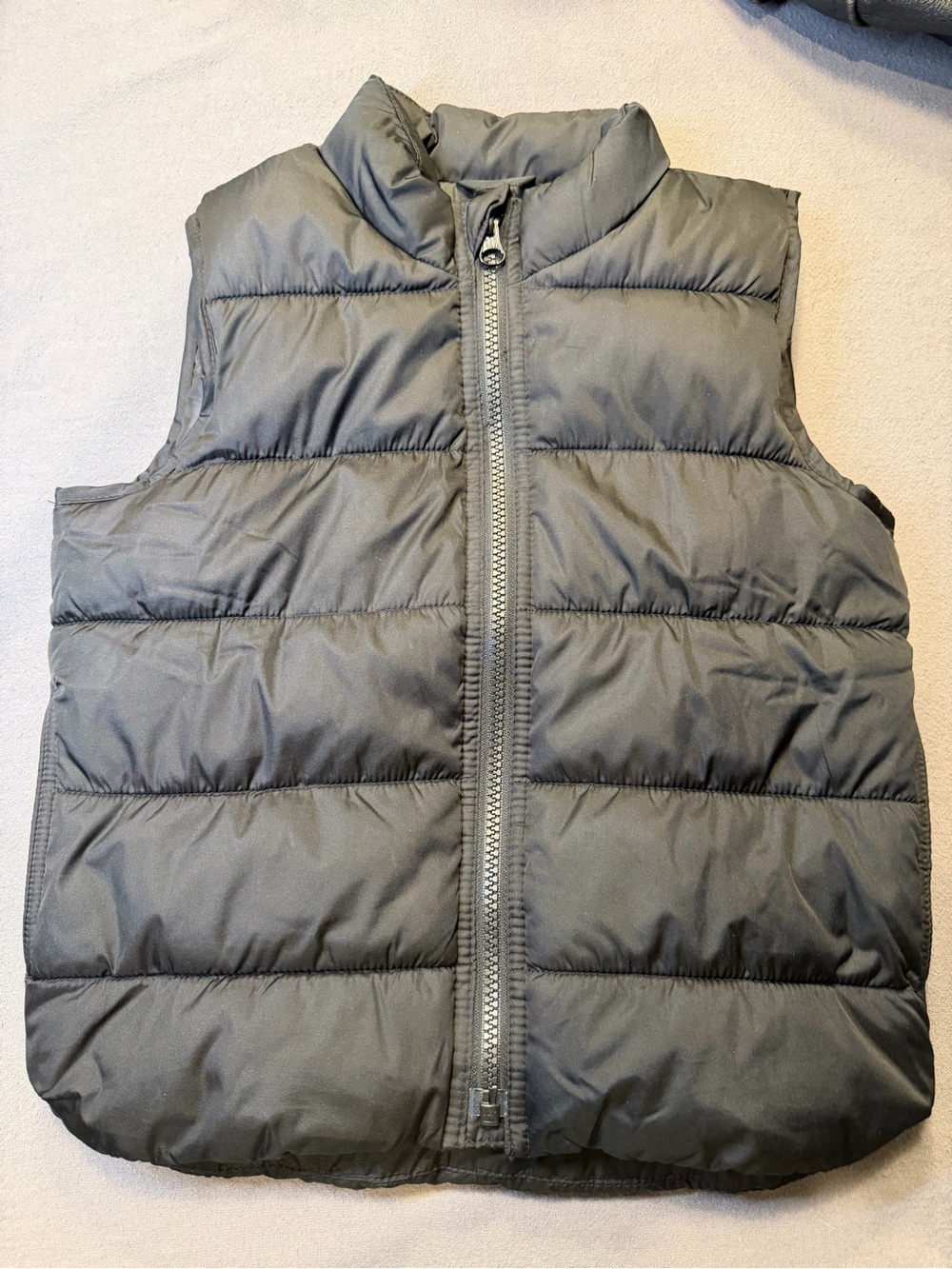 Gap Kids ColdControl Boys Puffer Vest Black Full Zip Size XS